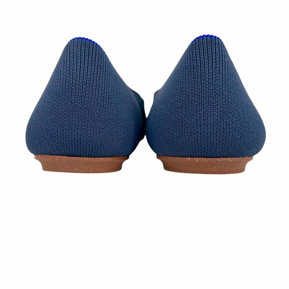 ROTHY'S NAVY BLUE ROUNDED TOE FLATS - 10.5 - Picture 7 of 8